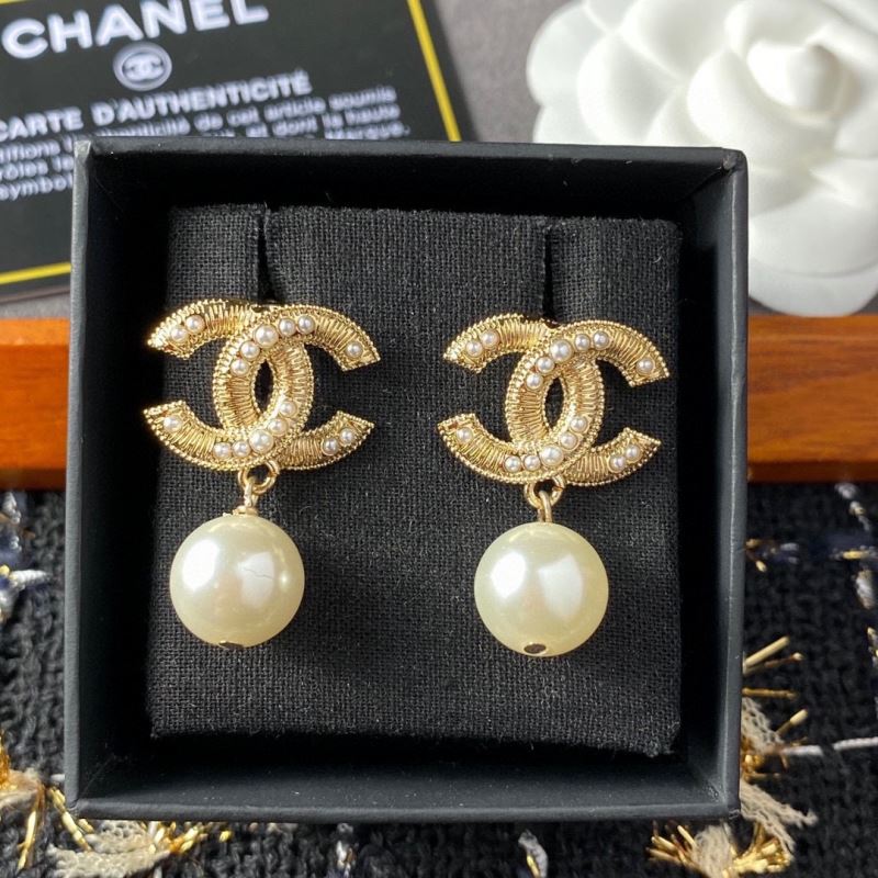 Ch*el earrings